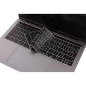 MacBook Pro Klavye Koruyucu Silikon UK-EU Düzen İnce Yıkanabilir 13-15 inç Touch Bar Uyumlu thumbnail 1