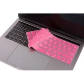 MacBook Pro Touch Bar Türkçe Q Silikon Klavye Koruyucu US Enter İnce Yıkanabilir Sessiz 13-15 İnç thumbnail 2