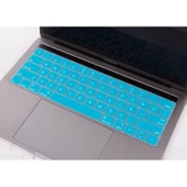 Macbook Pro Klavye Koruyucu (US to TR) Touchbarlı 13inç A1706 A1989 A2159-15inç A1707 A1990 ile Uyumlu - 8