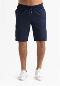 Gabardin Lastikli Erkek Şort Lacivert Lcvt 2XL Lacivert - 1