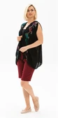 Şile Bezi Cepli Kadın Yazlık Şort Bordo Brd 36 Bordo - 5