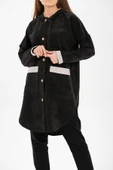 Eylül Fitilli Kadife Ceket Siyah Syh 2XL-3XL Siyah - 3