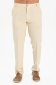Keten Erkek Pantolon Krem Krm 40 Krem - 3