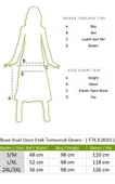 Buse Vual Uzun Yazlık Etek Tomurcuk Desen Beyaz 6165 2XL-3XL Beyaz - 4