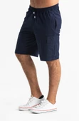 Gabardin Lastikli Erkek Şort Lacivert Lcvt 2XL Lacivert - 3