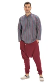 Özgür Şile Bezi Yazlık Şalvar Bordo Brd L/XL Bordo - 6
