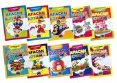 Fatih Boyama Çantası Pastel+Sulu+Kuru+Keçeli Kalem +10 Adet Boyama Kitabı - 3