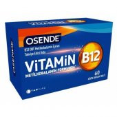 Osende Vitamin B12 60 Ağızda Dağılan Tablet 8680133000775 thumbnail 2