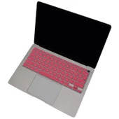 MacBook Air 13 Klavye Koruyucu A2337 A2179 Türkçe Baskılı US İngilizce Enter Ultra İnce Silikon - 9