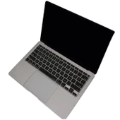 MacBook Air 13 Klavye Koruyucu A2337 A2179 Türkçe Baskılı US İngilizce Enter Ultra İnce Silikon - 8