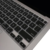 MacBook Air 13 Klavye Koruyucu A2337 A2179 Türkçe Baskılı US İngilizce Enter Ultra İnce Silikon - 6