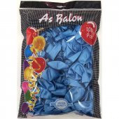 12" As Metalik Balon Açık Mavi - 1