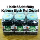 Selection Katkısız Doğal Siyah Yağlı Sele Mut Zeytini 6x600g Cam - 1