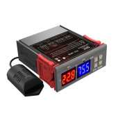 STC 3028 220V Termostat Isı Ve Nem Ölçer Çift Ekran - 1