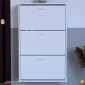 Modilayn VARBİ Asma Kapı Önü 72 x 115 x 25,5 cm’ lik 3 Düşer Kapak 6 Göz Bölmeli Ayakkabılık - 4