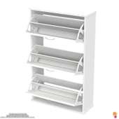 Modilayn VARBİ Asma Kapı Önü 72 x 115 x 25,5 cm’ lik 3 Düşer Kapak 6 Göz Bölmeli Ayakkabılık - 7