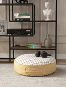 Taşınabilir Dekoratif Yer Minderi Puf, 60x60cm - 3