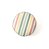 Çok Renkli Yuvarlak Puf Yer minderi, 60 x 60 cm - 8