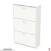 Modilayn VARBİ Asma Antre 72 x 115 x 26 cm’lik 3 Düşer Kapak 6 Göz Bölmeli Ayakkabılık thumbnail 7