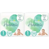 Prima Pampers Harmonie Bebek Bezi Beden:1 (2-5Kg) Yeni Doğan 100 Adet Ekonomik Ultra Fırsat Pk - 1