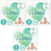 Prima Pampers Harmonie Bebek Bezi Beden:1 (2-5Kg) Yeni Doğan 150 Adet Aylık Ultra Fırsat Pk thumbnail 1
