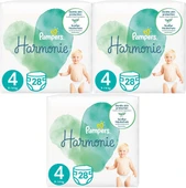 Prima Pampers Harmonie Bebek Bezi Beden:4 (9-14KG) Maxi 84 Adet Aylık Ultra Fırsat Pk thumbnail 1