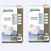 Jender Emici Külot Orta Boy M 30'lu 2 Adet Hasta Bezi thumbnail 1
