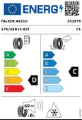 Falken 175/65 R14 TL 82T EUROALL SEASON AS210 Dört Mevsim Lastiği (Üretim Tarihi:2024) - 2