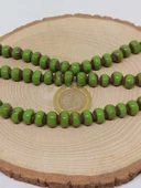 Yeşil Renk Sırlı Seramik Boncuk Dizi 8-9mm/29cm (54292) thumbnail 3