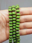 Yeşil Renk Sırlı Seramik Boncuk Dizi 8-9mm/29cm (54292) thumbnail 2