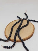 Lacivert Renk Sırlı Seramik Boncuk Dizi 8-9mm/29cm (54294) thumbnail 1