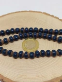 Lacivert Renk Sırlı Seramik Boncuk Dizi 8-9mm/29cm (54294) thumbnail 3