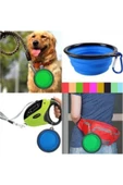 CMT  CMT Katlanabilir Kedi Köpek Mama Su Kabı Evcil Hayvan Kap Taşınabilir - 3