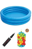 Intex  Intex 114 Cm Kristal Havuz + 100 Adet 6cm Top + Pompa - 1