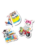 yükselen zeka  yükselen zeka 12-36 Ay İlk Magnet Puzzle - Taşıtlar - 2