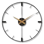 Metal Duvar Saati Sade Minimalist Görünümlü Dekoratif Saat - 5