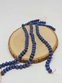 Mavi Renk Sırlı Seramik Boncuk Dizi 8-9mm/29cm (54298) thumbnail 1