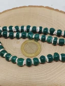 Yeşil Renk Sırlı Seramik Boncuk Dizi 8-9mm/29cm (54304) thumbnail 3