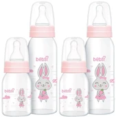 Bebsi Cam Biberon Seti Pembe (250ML+125ML) (2 Li Set) - 1
