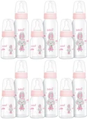 Bebsi Cam Biberon Seti Pembe (250ML+125ML) (6 Lı Set) - 1