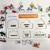 Mescitlerimiz Ahşap Puzzle (20x30 cm.) - 3