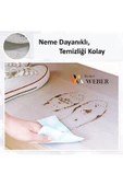 Nurteks Home  Nurteks Home Nurtekshome Eva Pıtırcık Raf Örtüsü Yıkanabilir Şeffaf 45x10m - 4
