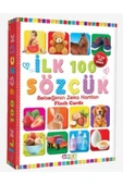 DIYTOY  DIYTOY Ilk 100 Sozcük Bebeğimin Zeka Kartları Flash Cards - 1
