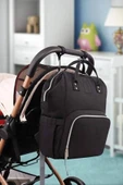 BabyLondy  BabyLondy Gnd Siyah Anne Bebek Bakım Sırt Çantası Gnd-baby01 - 3