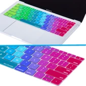 Macbook Pro Klavye Koruyucu (US-ABD İngilizce) 12inç A1534 - 13inç A1708 ile Uyumlu Dazzle - 5