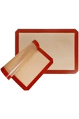 BabyLondy  BabyLondy Profesyonel Yanmaz Yapışmaz  Fırınlanabilir Yıkanabilir Silikon Pişirme Matı 30cmx40cm - 1