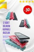 Pural  Pural 2 Adet Slikon Kapaklı Buzluk, Bas Çıkar Buzluk - 1