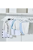 BabyLondy  BabyLondy 24'lü Ahşap Görünümlü Çocuk Elbise Askı Bebek Askısı Kıyafet Ve Elbise Askısı 24 Adet - 2
