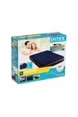 Intex  Intex Bestway Çift Kişilik Şişme Yatak 2 Yastık Pompa / Kamp Seti Yatak - 4