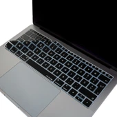 F Klavye Laptop Macbook Pro Kılıf DaktiloTip Baskı 12inç A1534-13inç A1708 ile Uyumlu thumbnail 1